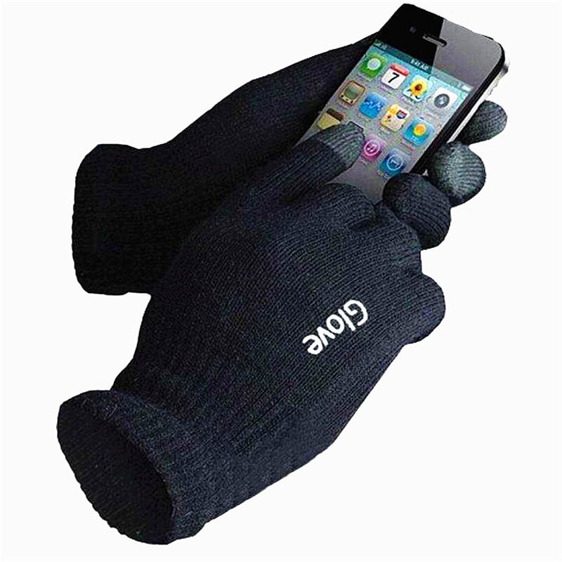 Mode touchscreen Handschoenen mobiele telefoon smartphone Handschoenen rijden screen handschoen voor mannen vrouwen winter warm handschoenen