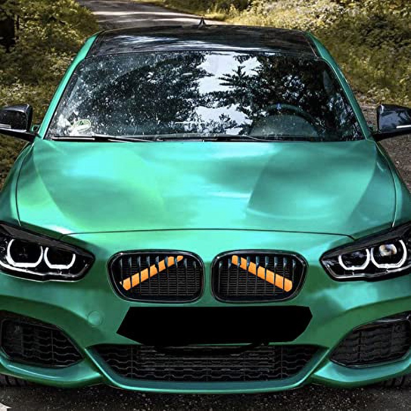 Bandes de garniture de calandre avant de voiture, décoration de cadre de couverture de bande de Style sportif pour BMW série 1 F20 F21
