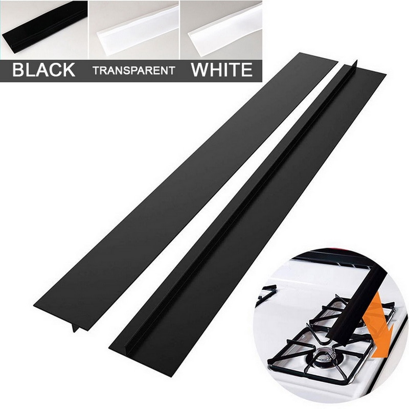 21 inch Silicone Stove Counter Gap Filler Sealing Spills Gap Fillers Easy Clean Gaps Cover Kitchen Supplies