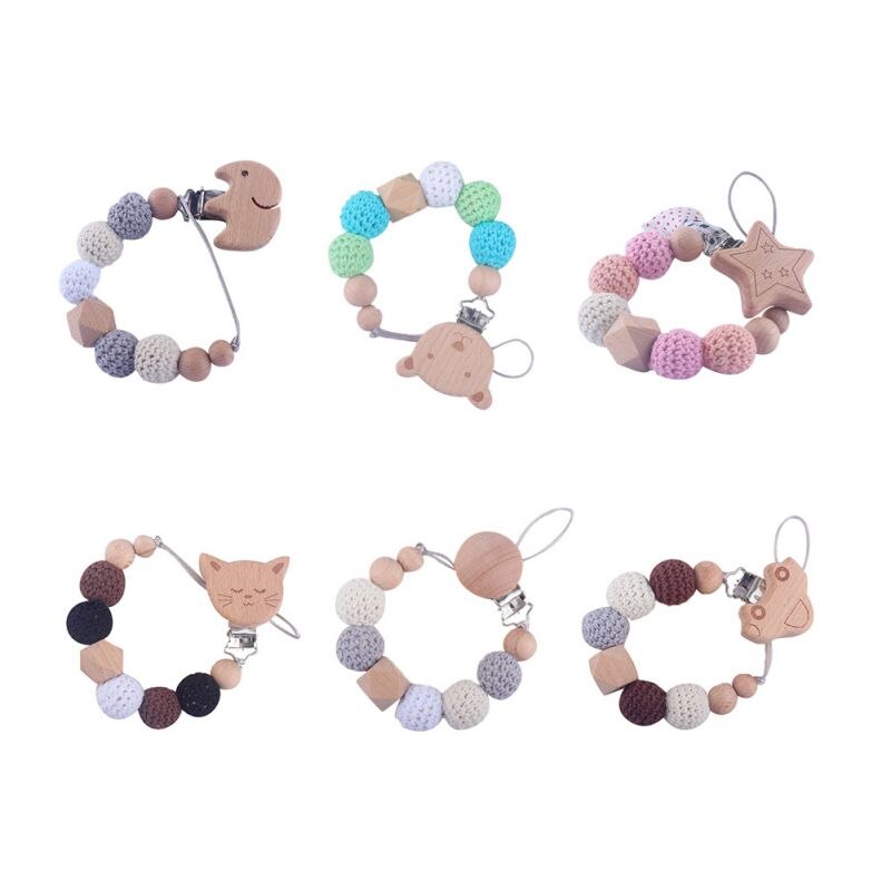 Baby Bijtring Armband Molaire Stok Niet Giftig Silicone Bite Stok Leuke Patroon Animal Speelgoed Bijtring