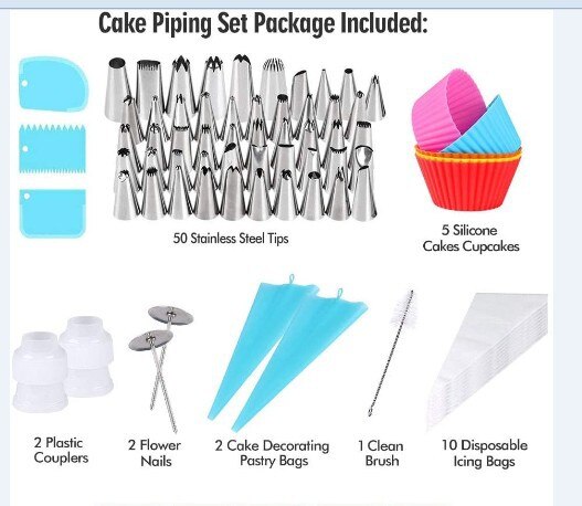 Bakery Decorative Set 75 Pieces