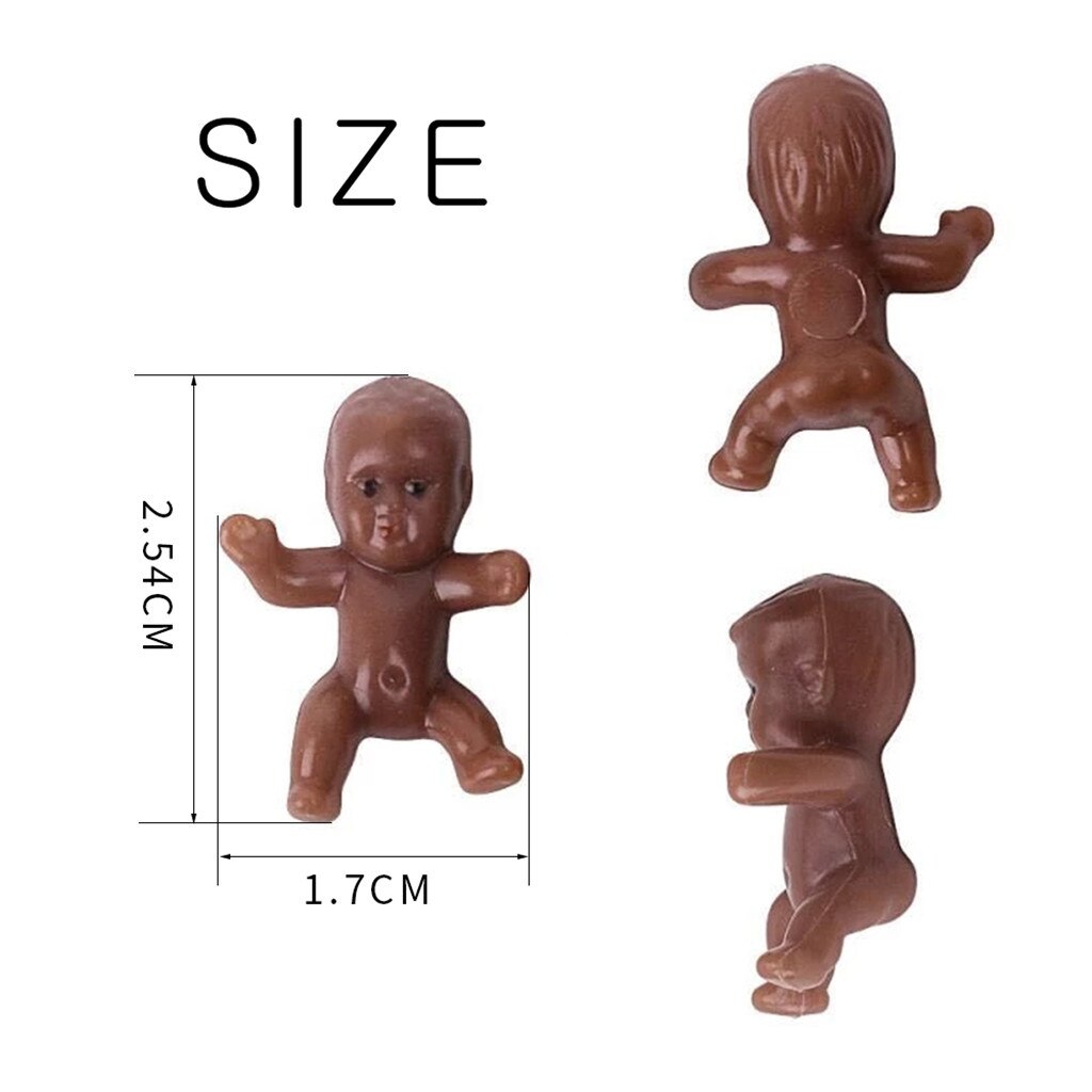 home decoration accessories 100 Pieces Mini Plastic Baby Favor Supplies for Baby Shower and Ice Cube Game