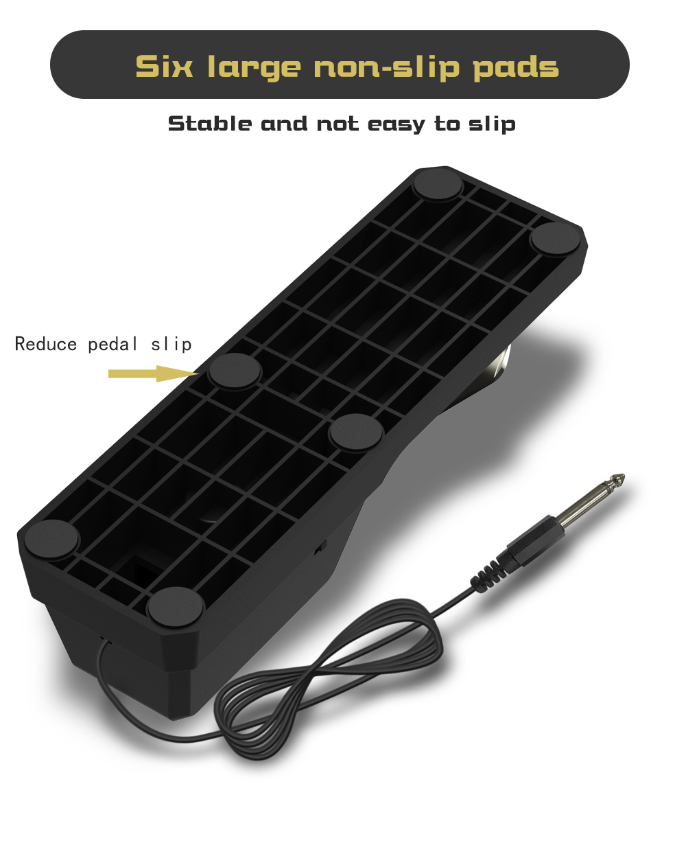 The newly upgraded piano pedal is suitable for yamaha Roland electric piano electronic keyboard MIDI keyboard piano pedal