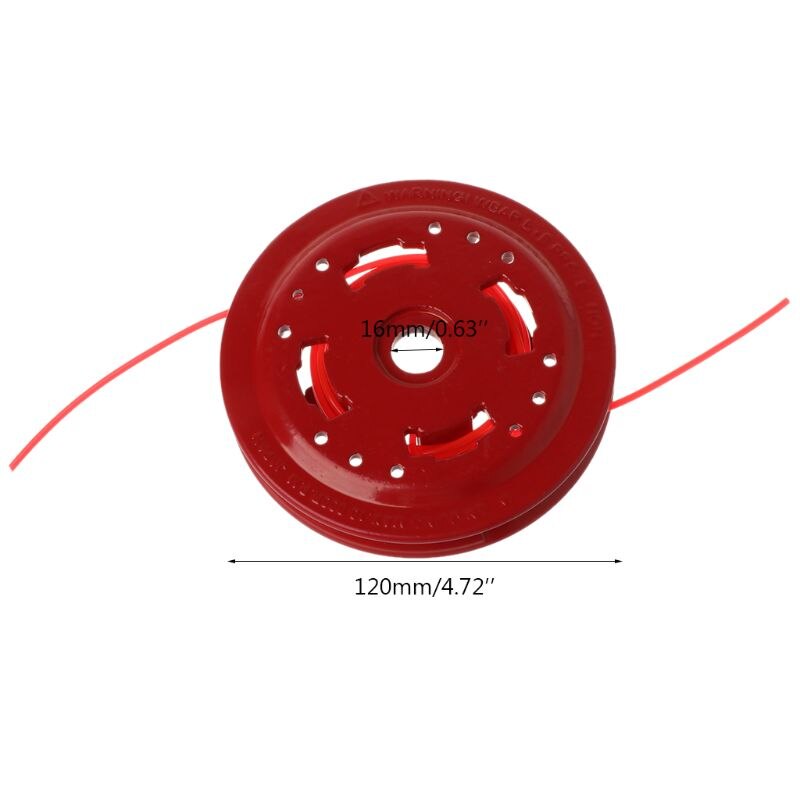 Lame universelle de coupeur de brosse d'herbe de tête de coupe d'alliage d'aluminium pour la tondeuse à gazon 6XDD