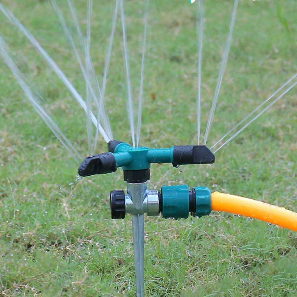 1 Set Water Sprinkler Tool Stable Leak Free Gardening Sprinkler Plastic Sturdy Multi-angle Structure Water Sprayer for Lawn
