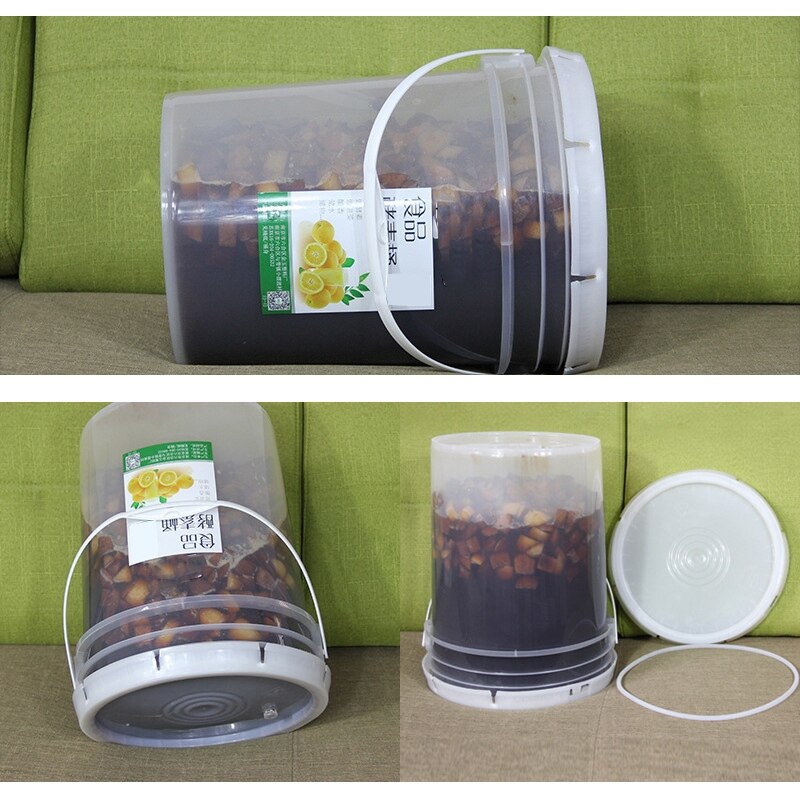 Seau en plastique pour la Fermentation du vin récipient étanche fermenteur de bière avec robinet de sas et couvercle