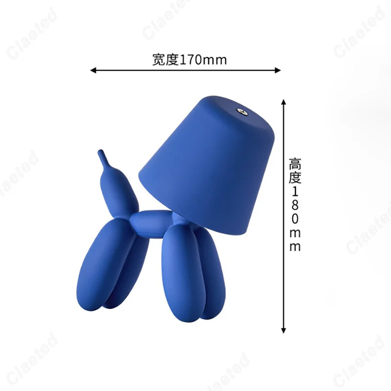 Creatieve LED Omgevingslicht USB Opladen Thuis Studie Slaapkamer Bedlampje Decoratie Verlichtingsarmatuur: Blauw