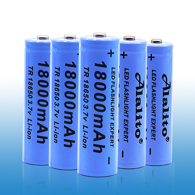 100% Original 3.7v 18000mah 18650 Lithium Rechargeable Battery For battery pack power tool Flashlight batteries+charger