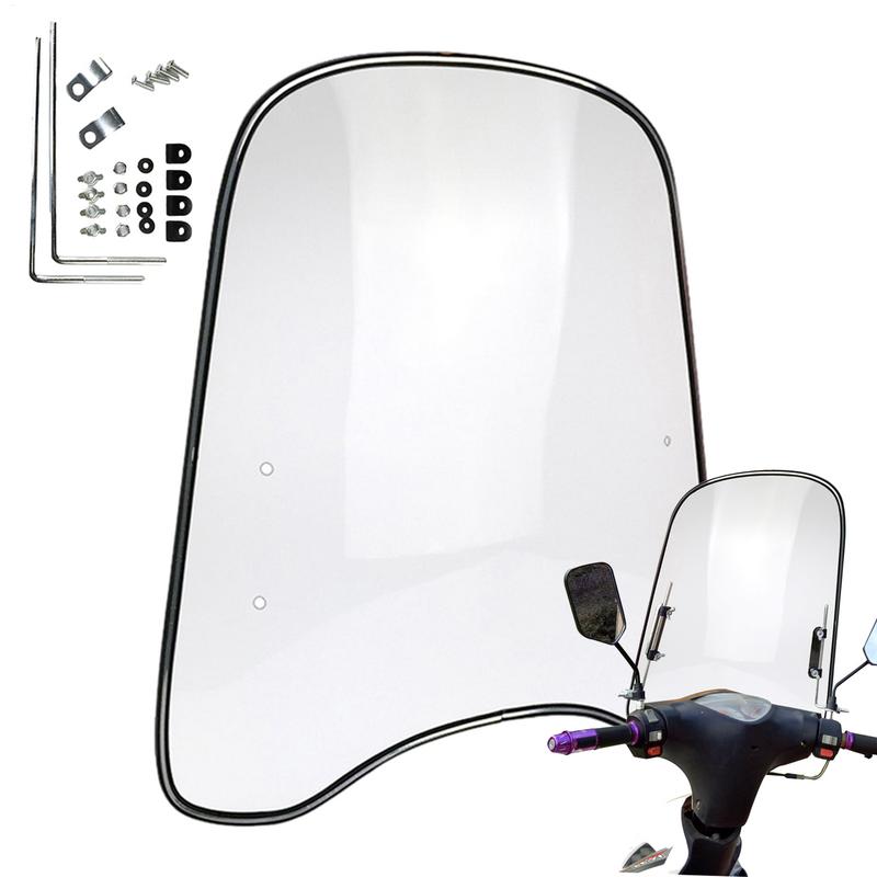 Universal Motorcycle Windshield Large Windscreen Compatible With Motorcycles Motorcycle Accessories