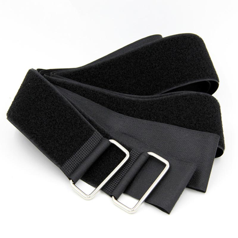 5Pcs/lot Reusable Metal Buckle Velcros Strap Cable Ties Model Straps Wire Stick Buckle Belt Bundle Tie Hook Loop Fastener Tape