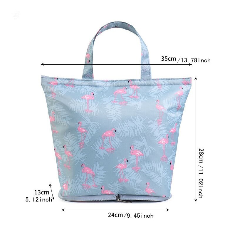 Foldable Portable Lunch Bag Women Office Luncheon Fruit Cooler Pouch Kids Picnic Drinks Snacks Organize Package Accessories Item