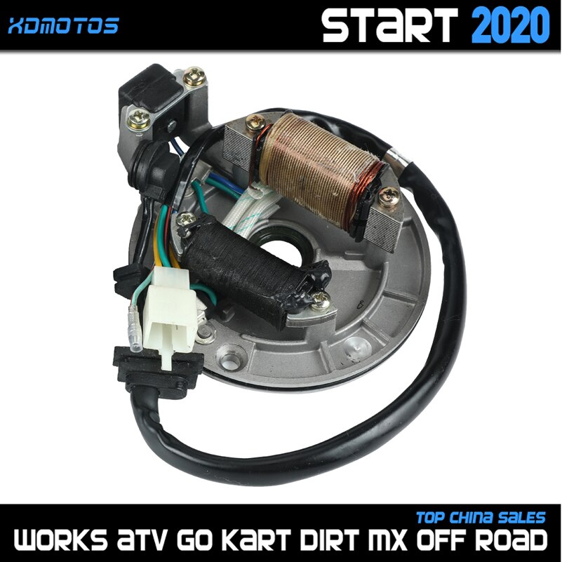 Motorcycles Magneto stator Ignition Coil For Lifan LF 50cc 110cc 125cc Horizontal Kick Starter Engine Dirt Pit Bikes: Default Title