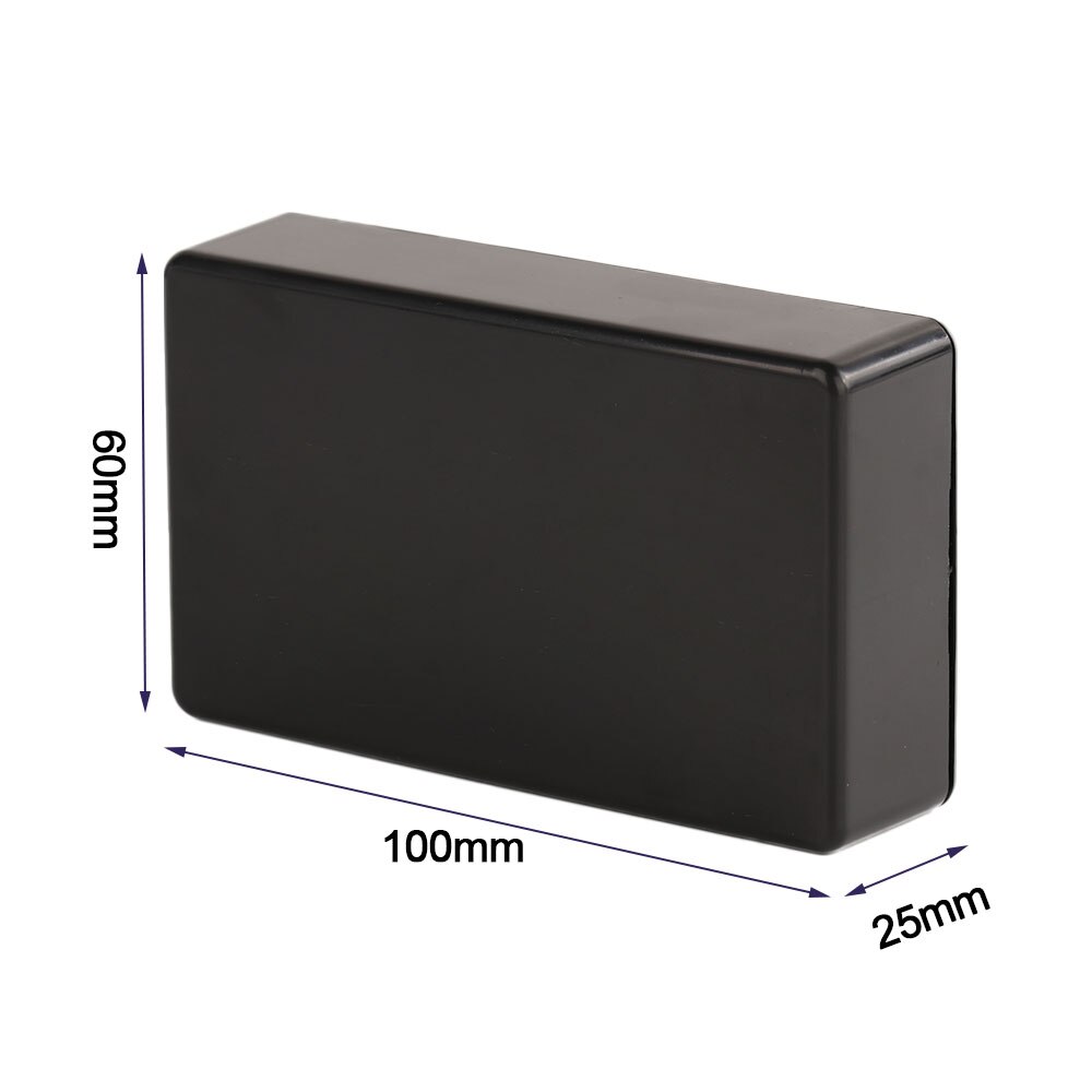 Junction Box Housing Project Box Instrument Enclosure 100x60x25mm Plastic Waterproof Cover 1PC Electronic Project Junction Box
