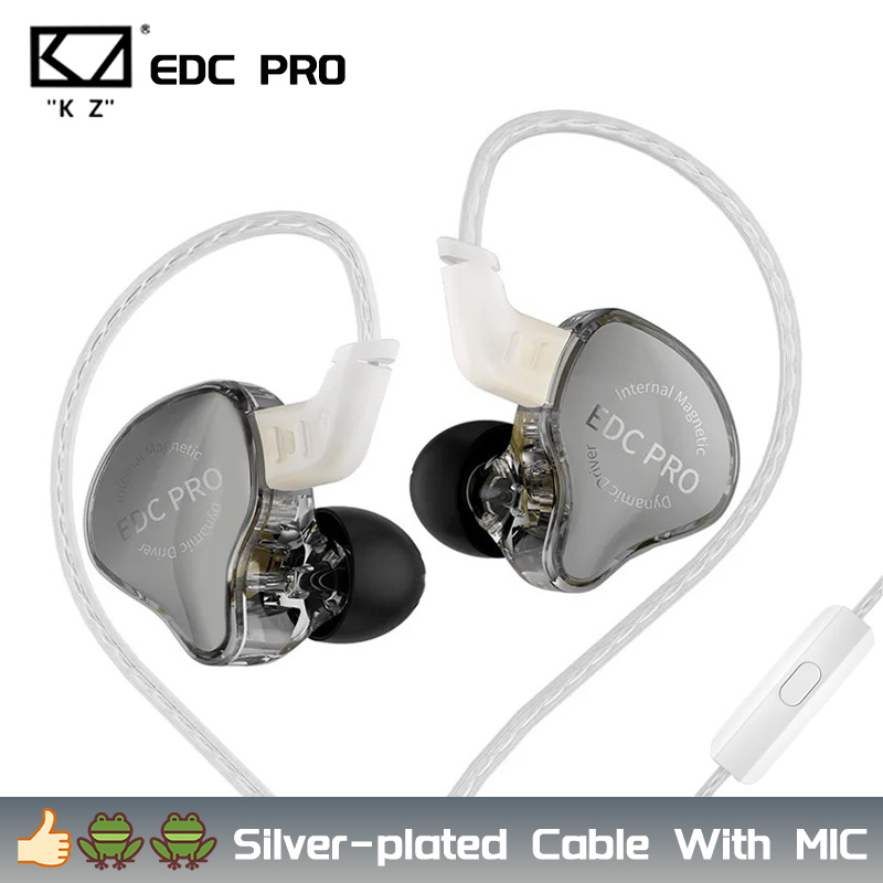 KZ EDCPRO HIFI, el mejor auricular intrauditivo con cable, alta sensibilidad, controladores dinámicos, auriculares deportivos con Cable de Audio desmontable: Blanco