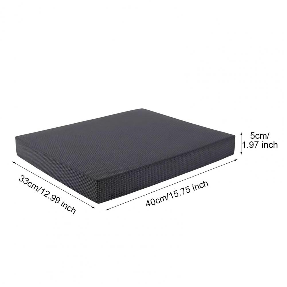 Yoga balansmatta män kvinnor sjukgymnastik högdensitets tpe-skumdyna kärnstyrka stabilitetsträning halkfri fitnessmatta