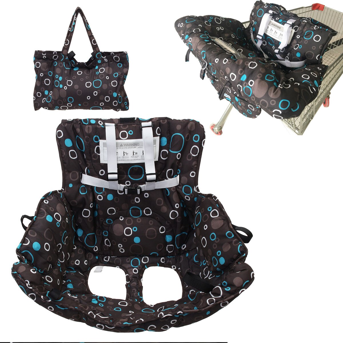 Baby Shopping Cart Cover Multifunctional Folding Baby Shopping Push Cart Protection Cover Safety Seats For Kids Children