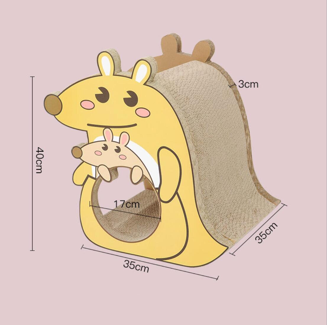 Dinozaur drapak dla kota artykuły dla kotów gniazdo pionowe kot pazur pokładzie: F