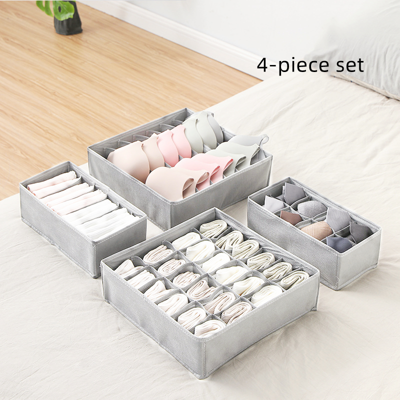 Lade Ondergoed Sokken Beha Opbergdoos Kleding Organizer Ondergoed Tas Huishoudelijke Garderobe Box Kast Lade Organizer: violet