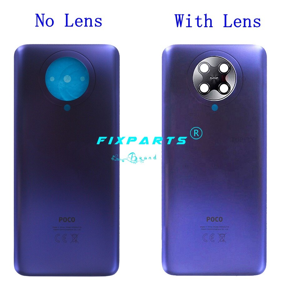 Funda trasera de Metal para Xiaomi Poco F2 Pro, cubierta de batería trasera, reemplazo de Pocophone