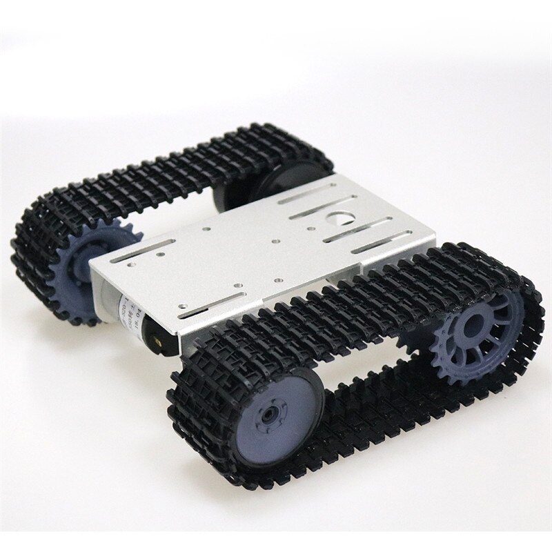 TP101 Metal Smart Crawler Robot Tank Chassis Kit With 33GB-520 12V DC Motor Aluminum Alloy Panel DIY For Arduino Toy