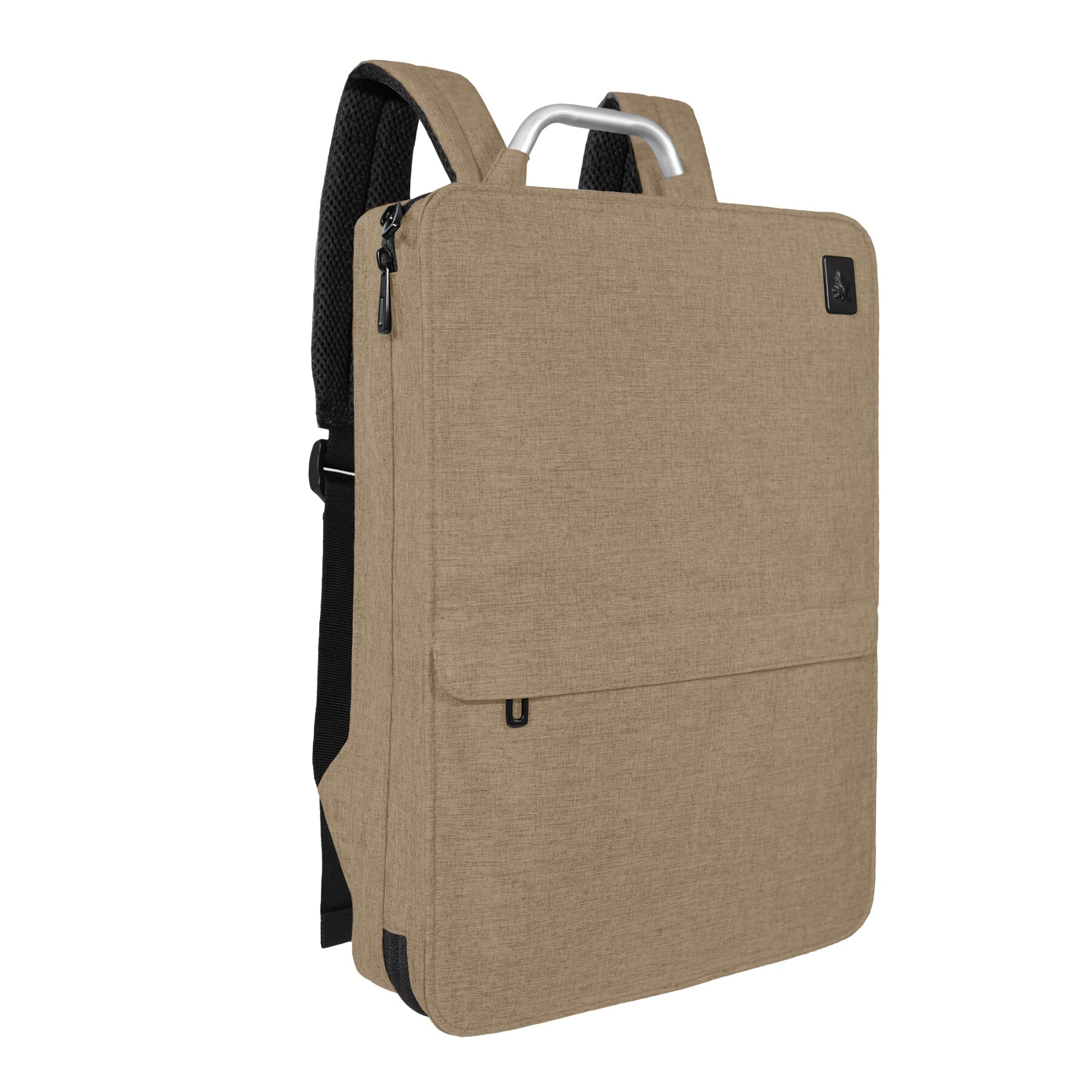 Cai Kantoor Rugzak Terug Schooltas 15.6 &quot;Laptop Voor Mannen Vrouwen Side Open Business Mode Boek Overnight Tassen Waterdicht weekend: Khaki