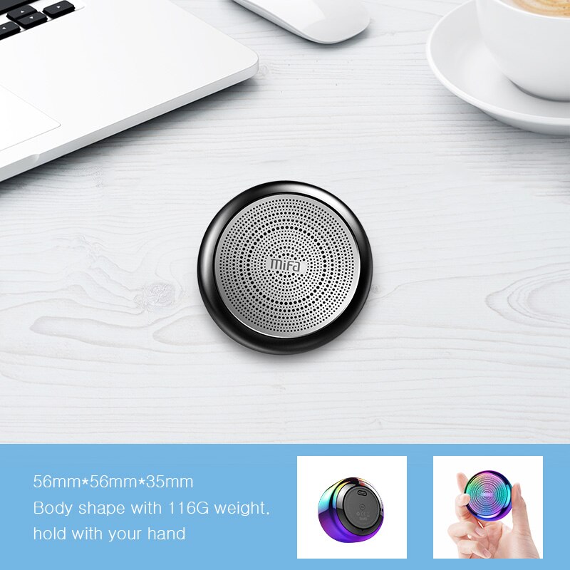 Portable Bluetooth Speaker Ingebouwde Inmicrophone Aluminium Legering Body Mini Speaker Draadloze Bluetooth 4.2 Mp3 Muziekspeler Soundbar