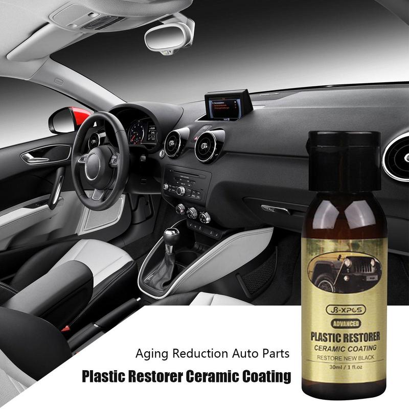 Keramikbeschichtung Trim Restore 30 ml Keramik Trim Coat Kit Quick Trim Restorer Keramikbeschichtung Autoteile Renovierungsmittel Bringen