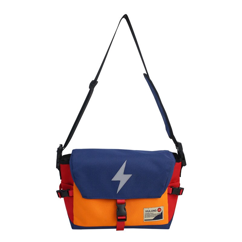 dame crossbody budbringer refleksvesker oxford vanntett rideveske fatle skulder reiseveske stor terrengsykkel sykkelveske: Gul