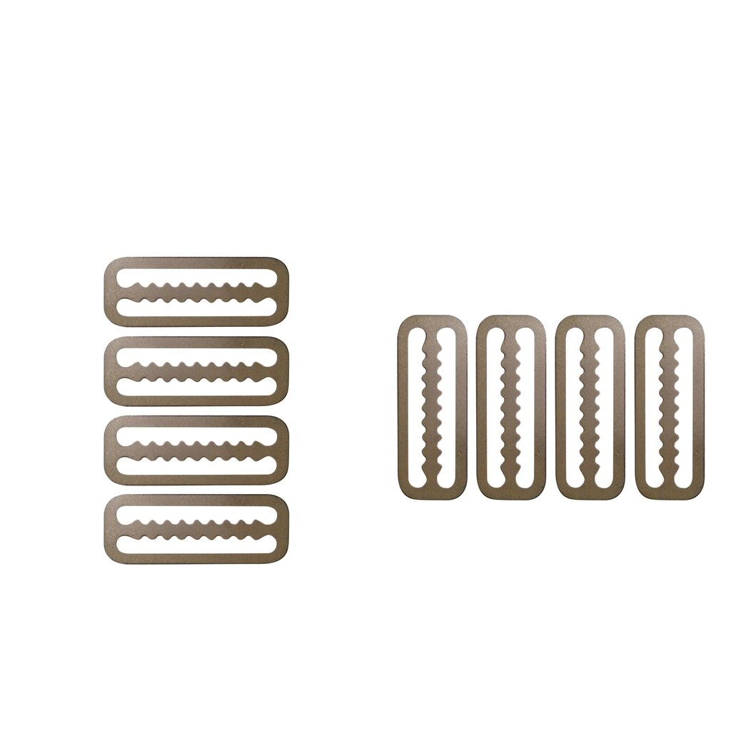 8x Steel Weight Belt Webbing Strap Keeper Clip Retainer For 2" Webbing