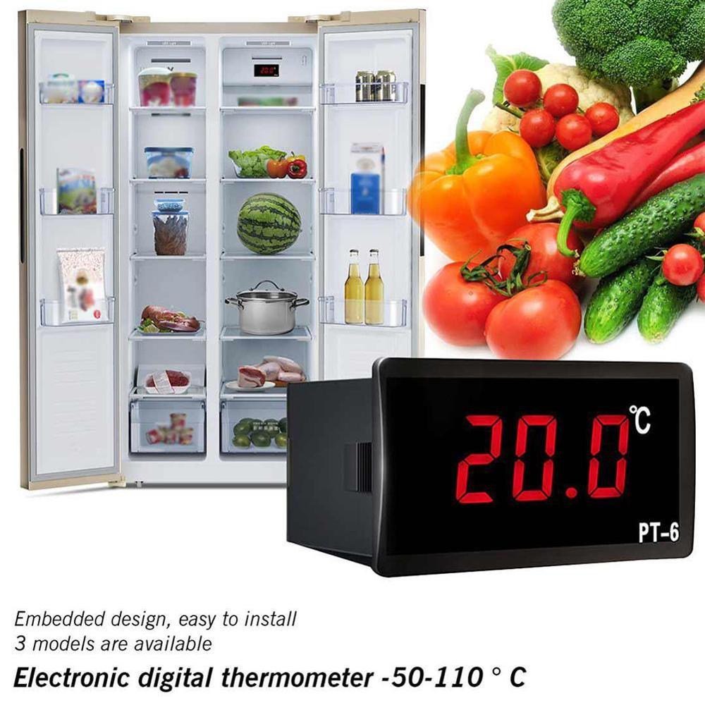Mini thermomètre de température pour voiture, affichage numérique LCD, intérieur et extérieur, ℃ N9O6