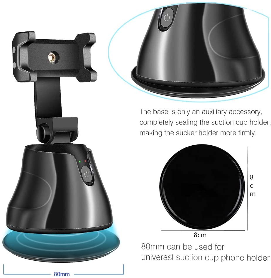 Trípodes para teléfono móvil soporte para teléfono móvil 360 ° rotación Auto cara objeto seguimiento teléfono Cámara soporte para teléfono Selfie Sticks Stand