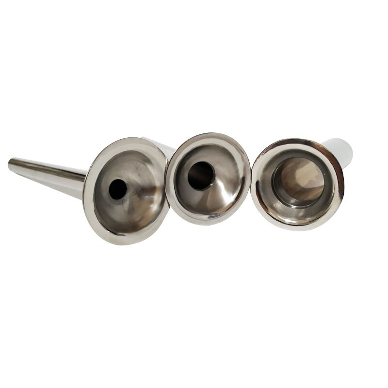 Lengde 15cm bunndiameter 5.7cm pølsefyllingsrør av matkvalitet trakter dyser deler påfyllingsrør 1.2/1.9/2.2/3.2cm