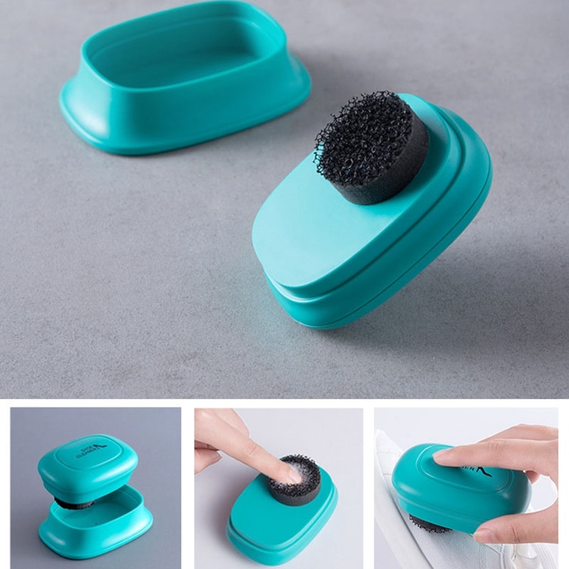 2-Sided Sponge Shoe Brush Wall portable Shoe Polish Shoe Brushes Leather Shoes Cleaner