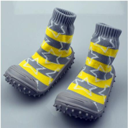 Chaussettes en caoutchouc antidérapantes pour enfants, chaussettes souples pour -né, filles et garçons,: 5