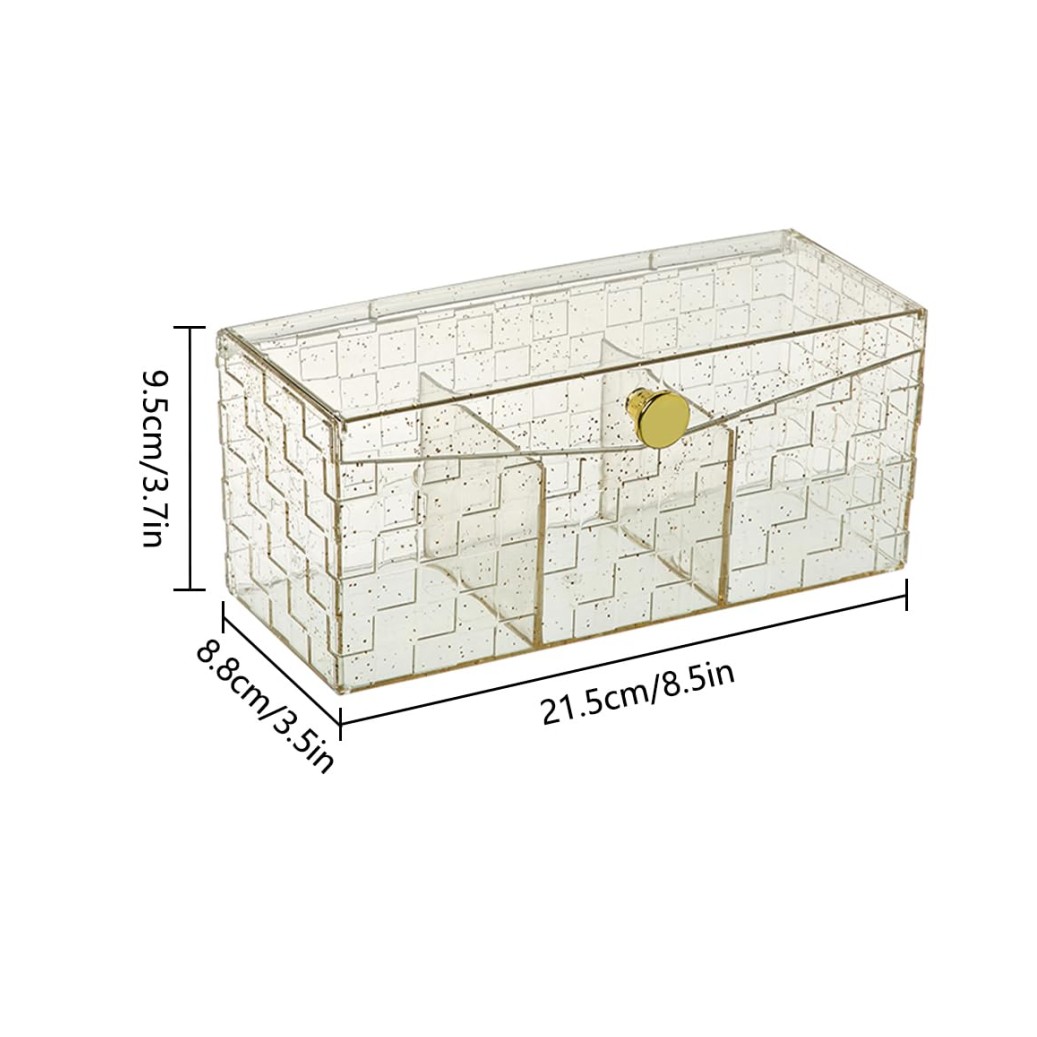 Qtip – distributeur de support transparent pour salle de bain, pot d'écouvillon/tampon/boule, conteneur, boîtes de rangement de cosmétiques pour vanité: Bourgogne