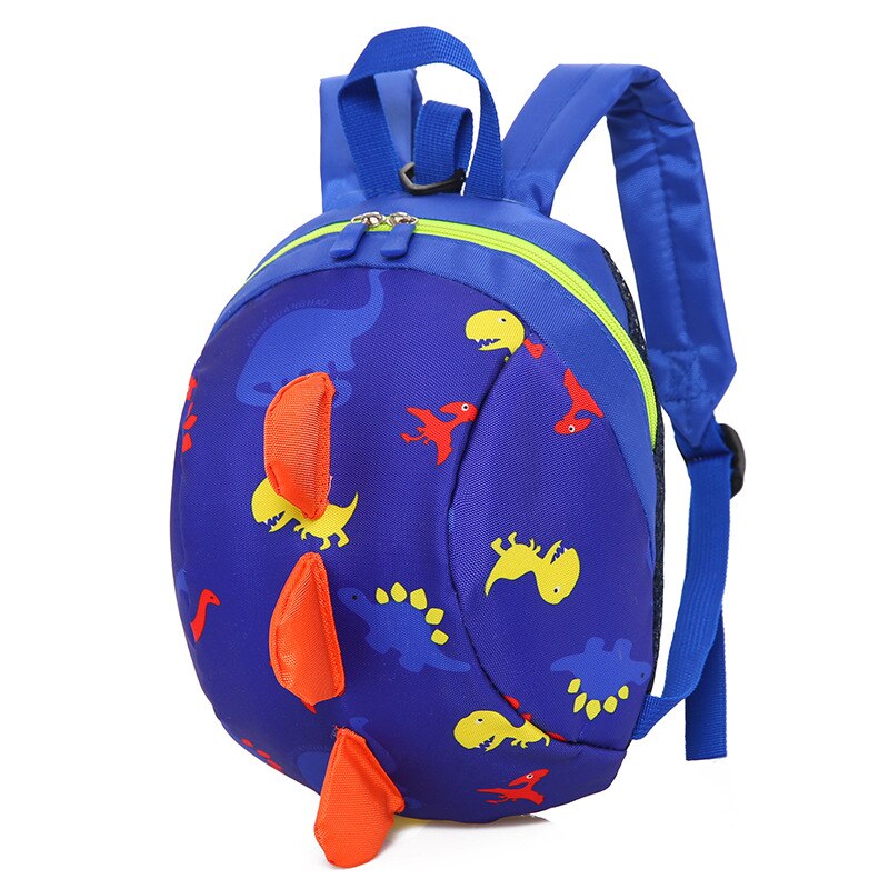 Peuter Boekentas Rugvin Dinosaurus Anti Verloren Schooltas 1-3 Jaar Oude Rugzak Last Kleuterschool Kinderen Tas voor Kleine meisjes: dark blue