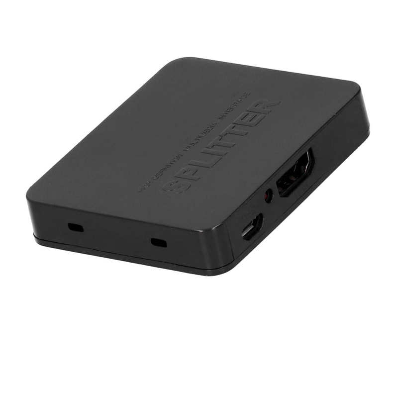 1 Input 2 Output Splitter 1 Input 2 Output ‑Compatible Splitter Adapter for Projector for Multimedia