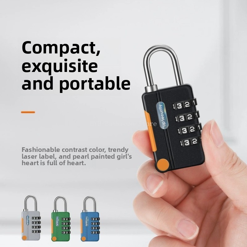 Concept Color 4 Digit Combination Lock Anti-theft Safely Code Lock Travel Luggage Suitcase Lockers Zinc Alloy Padlock