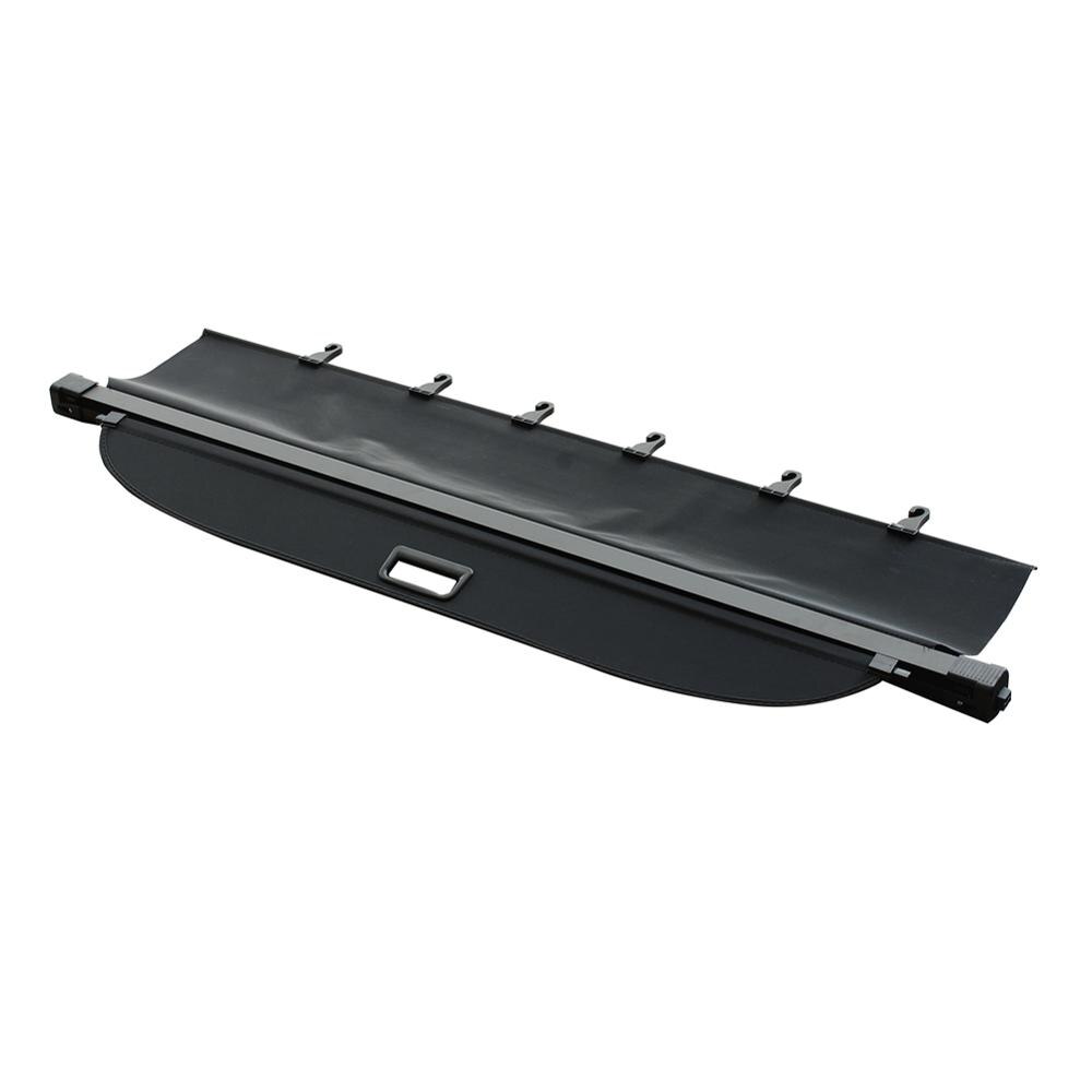 Nero Copertura Bagagliaio di Un'auto Retrattile A Scomparsa Interni Auto Deposito Cargo Carrier Tenda con Pull Fibbia Organizzatore Accessori