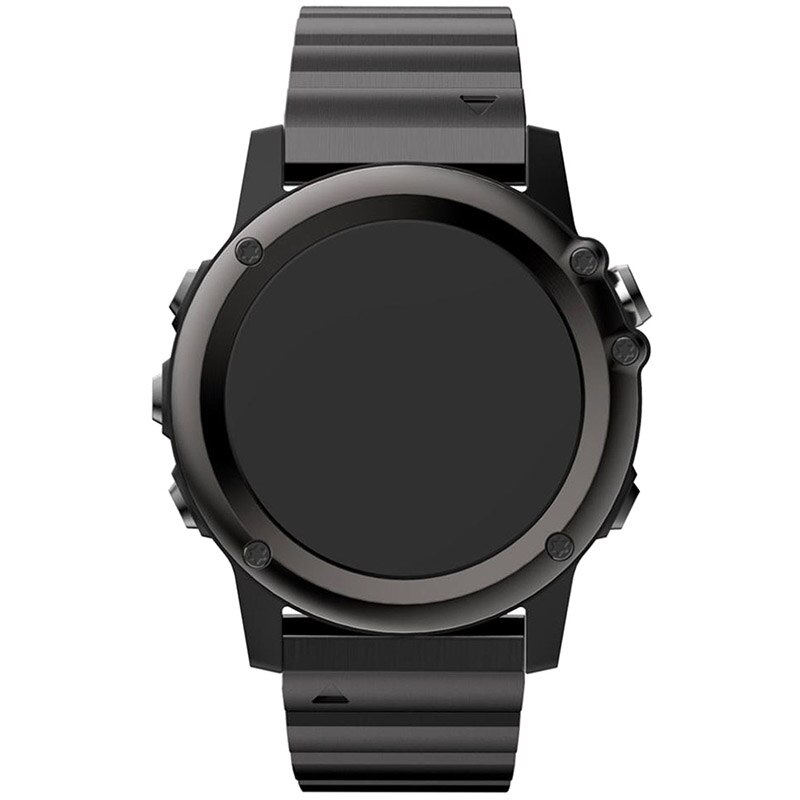 Metalen armband roestvrij staal horlogeband voor garmin fenix 3 /  uur
