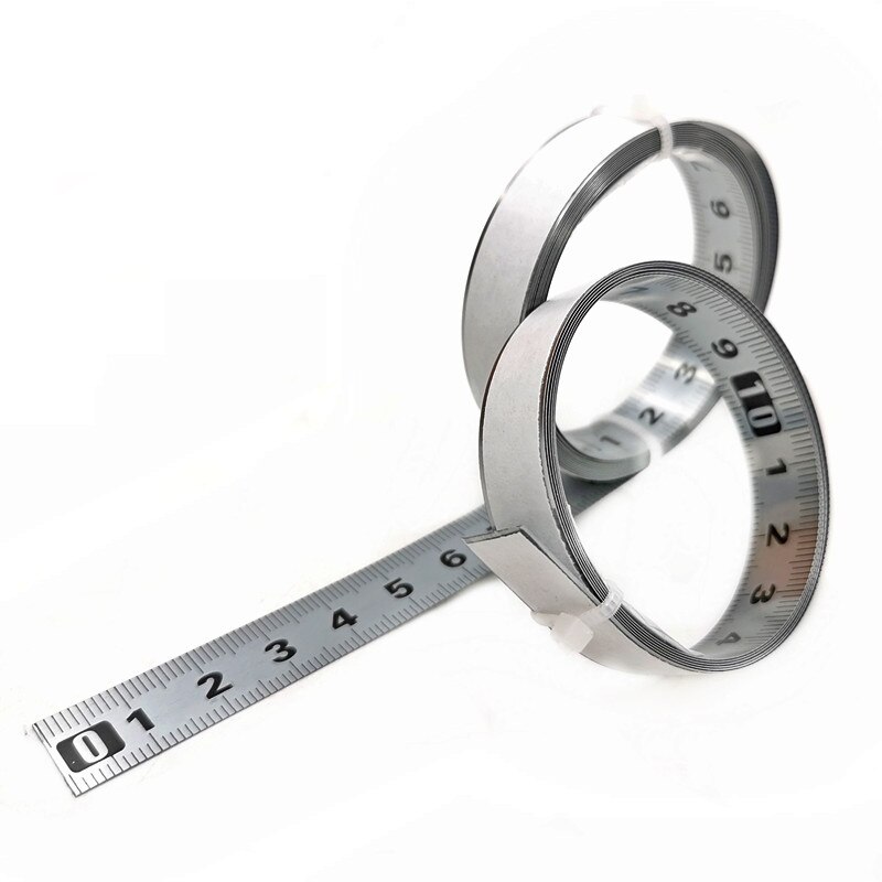 1-3M Miter Track Tape Measure Self Adhesive Metric Stainless Steel Scale Ruler For T-track Router Table Saw Woodworking Tool