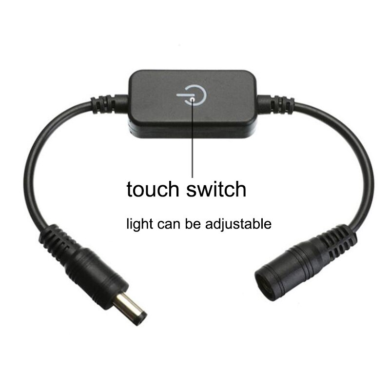 LED Strip Touch Dimmer Brightness Control LED Dimmer Switch 1keys Dimmer 12V-24V Light Switch Adjustment 3528 5050 5630