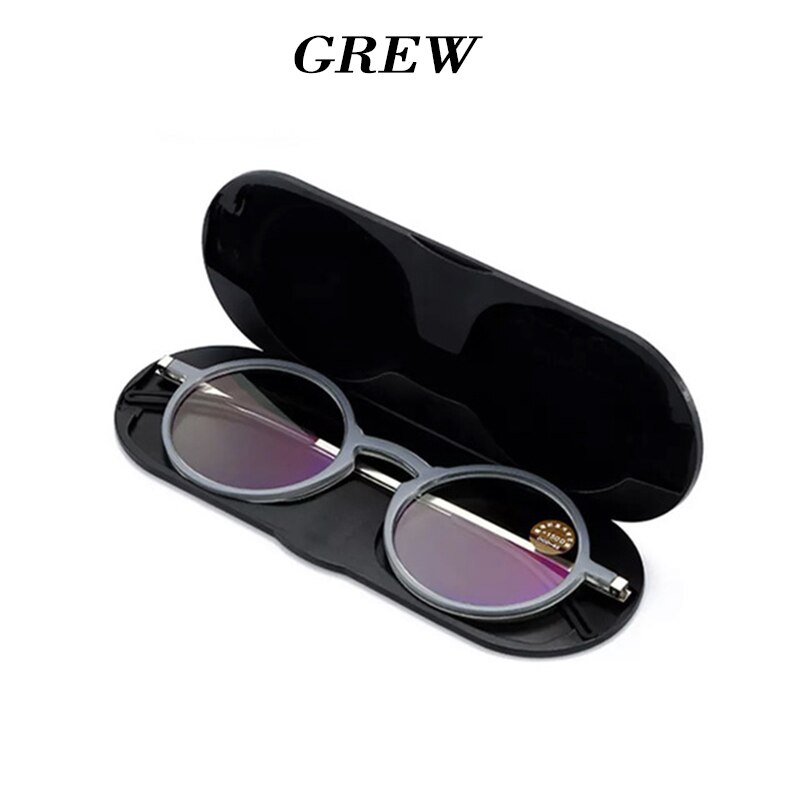 Mei Bloem Frame Vrouwelijke Bril Anti-blauw Licht mannen Leesbril Met Case Brillen Frame vrouwen óculos de grau +4: GRIJS / +350