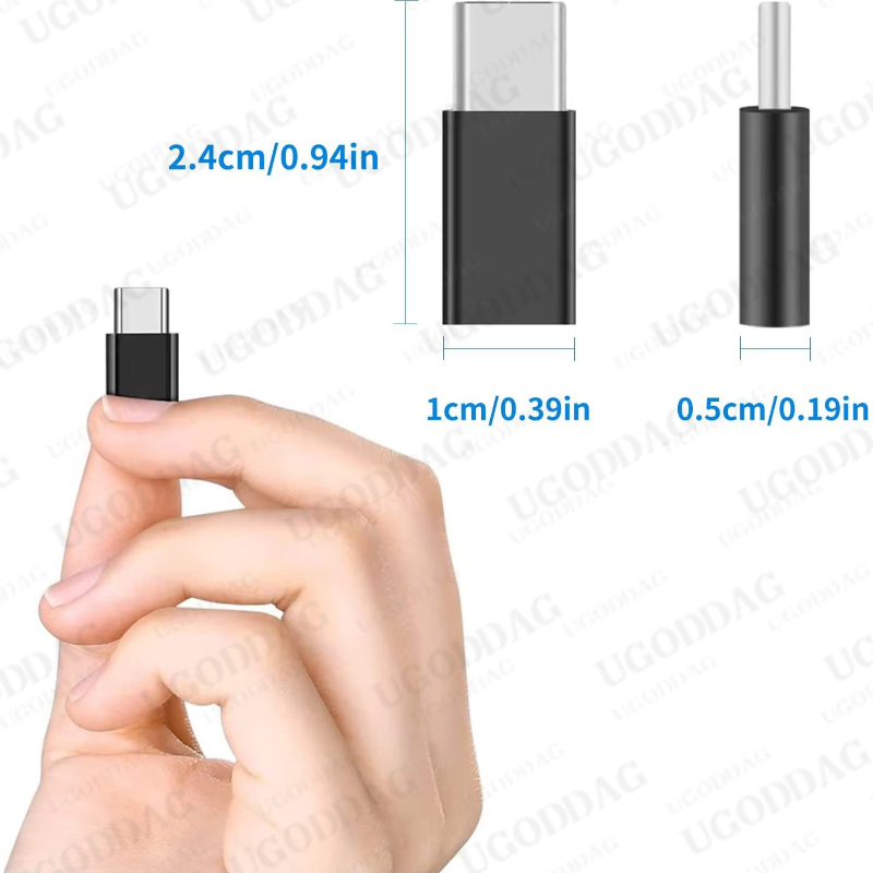 Conector Universal USB 3,1 tipo C a Micro USB convertidor macho a hembra Mini adaptador de datos USB-C portátil dispositivo tipo C Android
