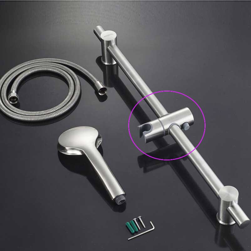 Douche Kraan Slide Bar Geborsteld Nikkel Hoogte Ve... Grandado