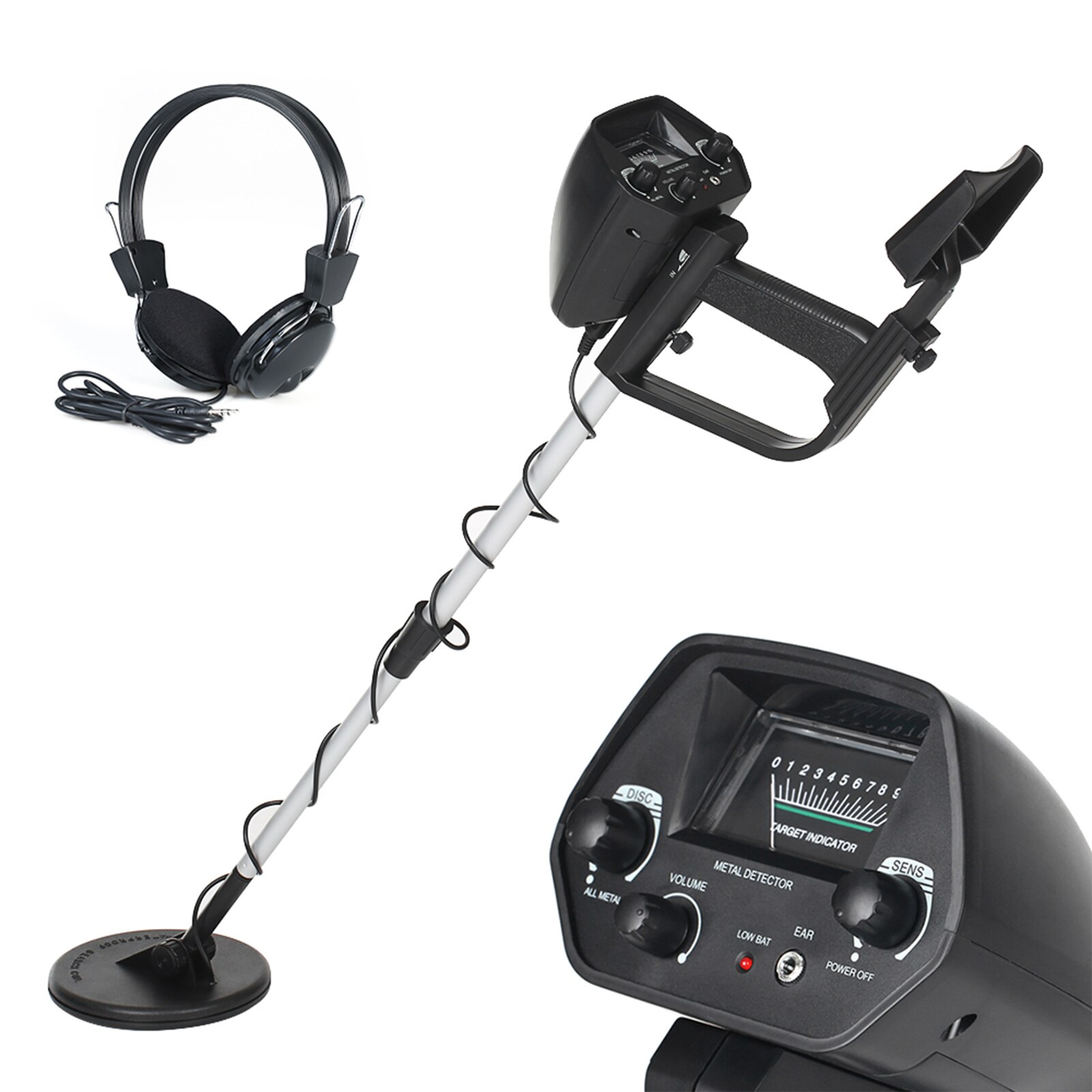 KKMOON-Detector subterráneo GC, accesorio para metales como hierro, oro, rastreador ajustable para la búsqueda de tesoros, actualización del MD 4030, 1016A: MD4030  kit2