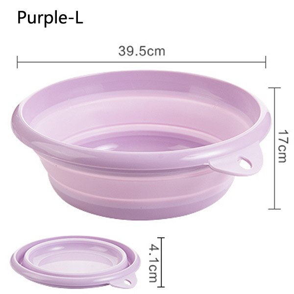 Portable Folding Bucket Foldable Basin Tourism Outdoor Folding Bucket Fishing Camping Car Wash Bucket Outdoor Camping: PU-L