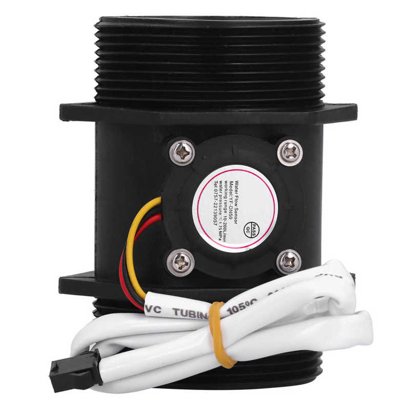 YF-DN50 Waterflow Sensor G2 Inch External Thread Water Flow Sensor Flowmeter 10-200L/Min DC3-24V