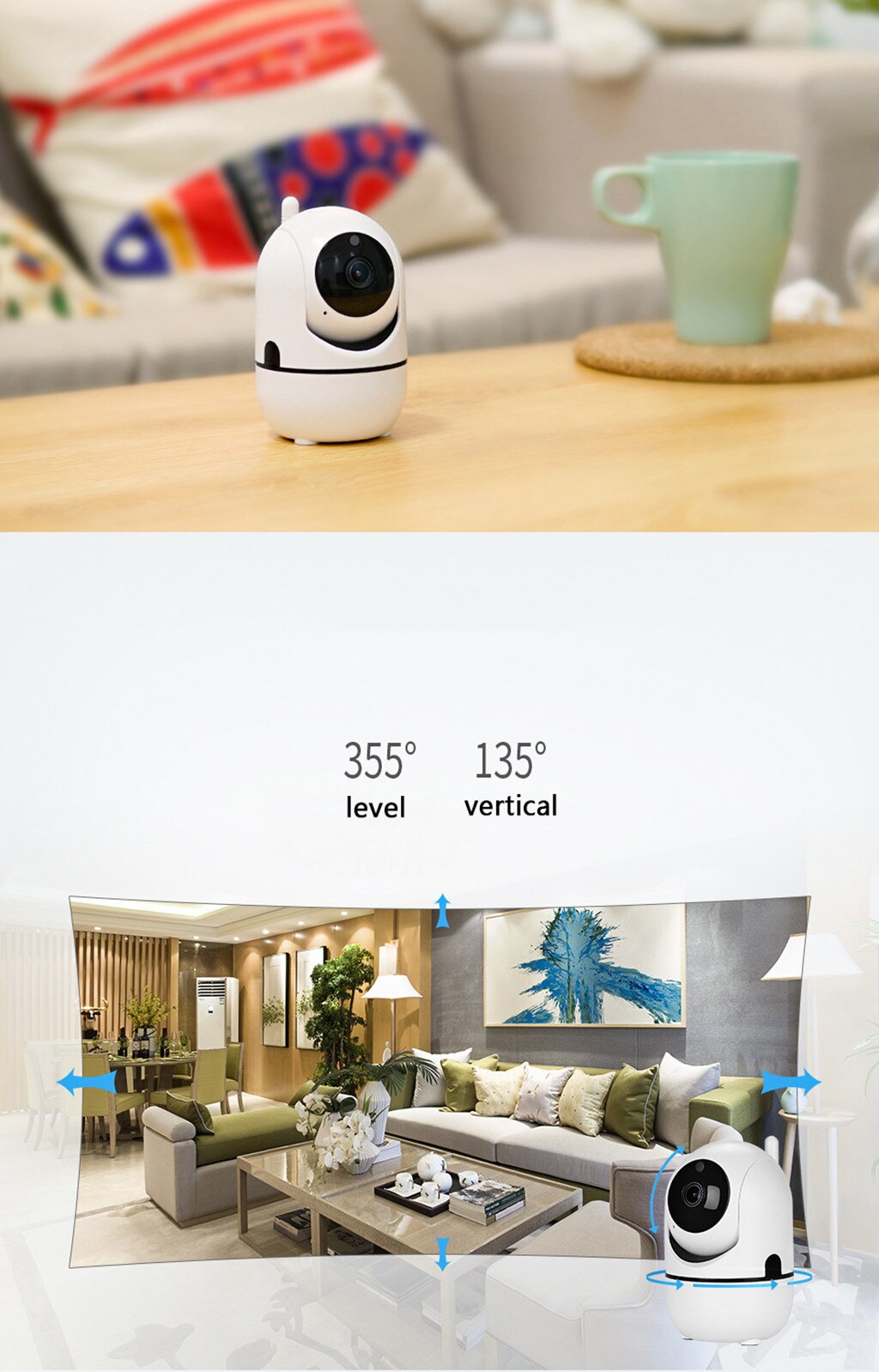 1080 P WiFi Wireless IP Kamera Home Office Sicherheit Überwachung baby Monitor mar5 p40