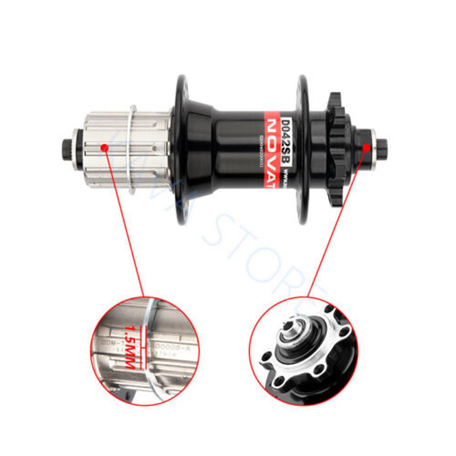 Novatec Bicycle Hub 32 Holes Front Rear D041SB D042SB 8/9/10/11/12 Speed for MTB Bike Hubs